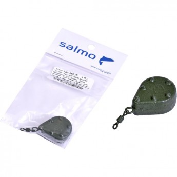 Груз SALMO с вертлюгой Bun Swivel green 080г Груз SALMO с вертлюгой Bun Swivel green 080г